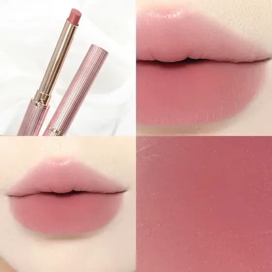 Batom líquido Sem parabenos Gloss labial volumoso 2026 novo estilo pequeno tubo fino batom veludo fosco batom não-desbot