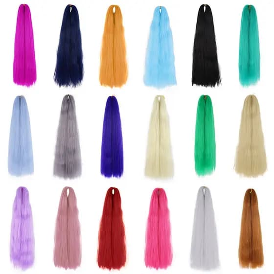 Cabelo french curl cache afro Crochet braids cacheado afro Peruca cache afro curta/longa Cos peruca 120cm multiuso cabel