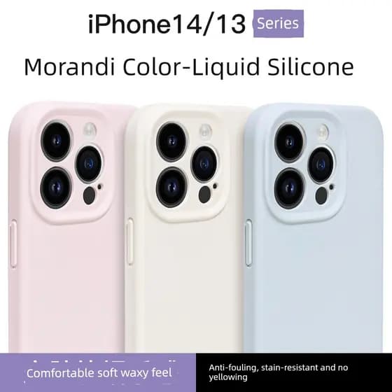 Capinha para iPhone Capinha silicone líquido Capinha importada para iPhone Adequado para capa protetora de Silicone líqu