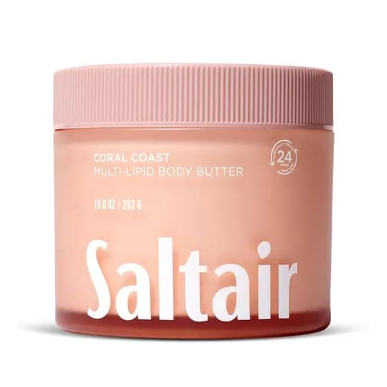 Manteiga Corporal Multi-Lipídios Saltair – Hidratação 24 Horas – Creme Corporal para Pele Macia e Suporte à Barreira Cut