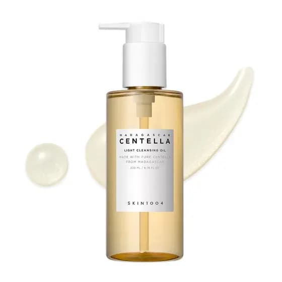 SKIN1004 Óleo de Limpeza Leve de Centella de Madagascar 6.76 fl.oz, 200ml | Limpador Facial Suave à Base de Óleo, Limp