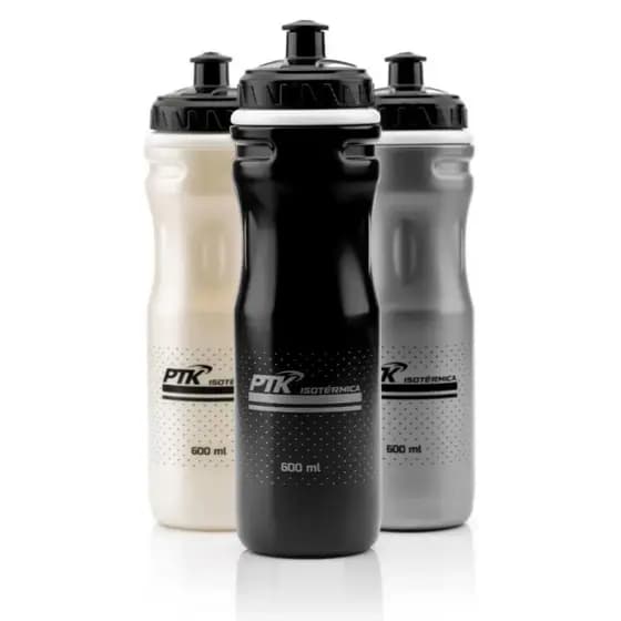 Garrafinha Squeeze Agua Gelada Mtb Bike 600ml Isotérmica