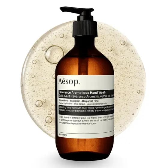 Aesop Reverence Aromatique Sabonete Esfoliante para as Mãos | Sabonete Esfoliante para as Mãos com Pedra-Pomes Finamen