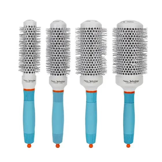 1 peça de pente de cabelo redondo de cerâmica COSK