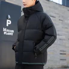 Jaqueta acolchoada masculina inverno novo estilo juventude versão coreana na moda bonito jaqueta estudante engrossado qu