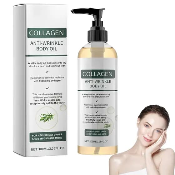 DivinveraCollagenOil, 2026NovoÓleo Corporal de Colágeno para Lifting Após o Banho, Óleo Corporal Hidratante e Anti-Idade