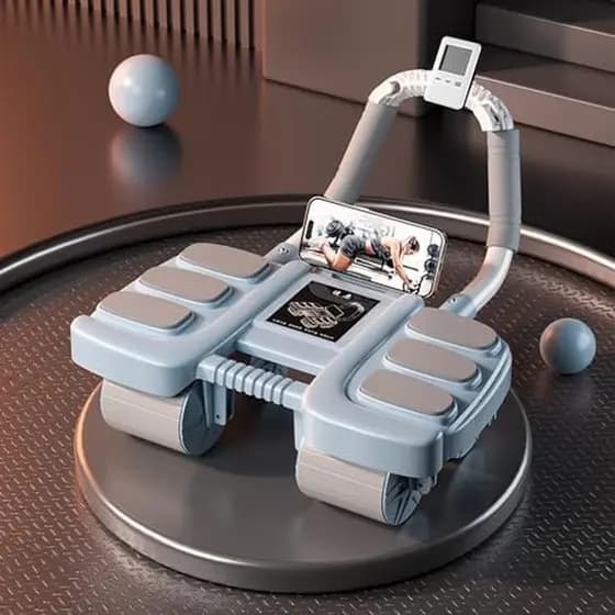 2025 Novo Rolo De Roda Ab Com Suporte De Cotovelo-Abdominal De Rebote Automático , O Equipamento De Treino De Núcleo Qua