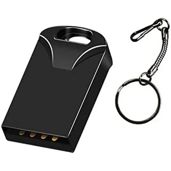 Super Mini USB Flash Drives Memory Sticks Pendrives Jumpdrive Thumb Drive Com À Prova D'água De Poeira E Choque (Prata 4