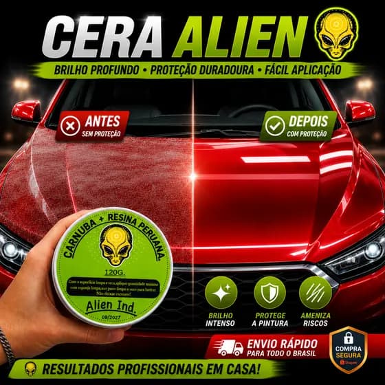 Cera Polimento Queimado Riscos Carnauba Automotiva