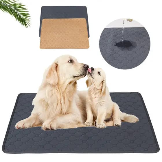 Almofadas higiênicas laváveis para cães, tapetes absorventes de urina, tapetes reutilizáveis para animais de estimação,