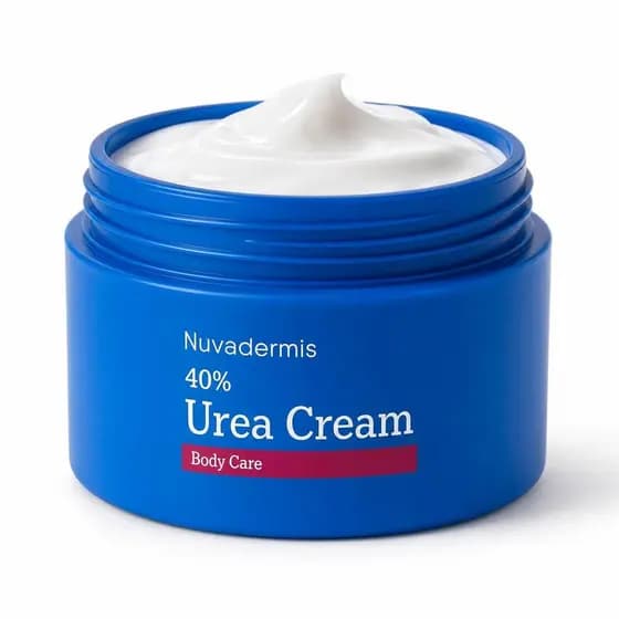 NUVADERMIS Creme com 40% de Uréia - Creme Hidratante para Todo o Corpo para Pele Extremamente Seca - Creme de Uréia de M