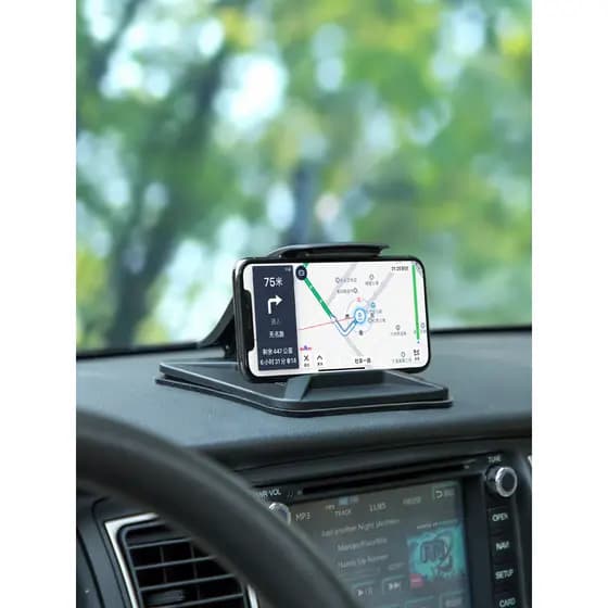 Suporte do carro do telefone móvel navegação ventosa Base Silicone Anti-deslizamento almofada instrumento do carro Conso