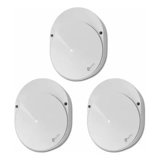 Kit 3 Suportes Tp-Link Deco M5 Roteador Teto e Parede Branco com Parafusos