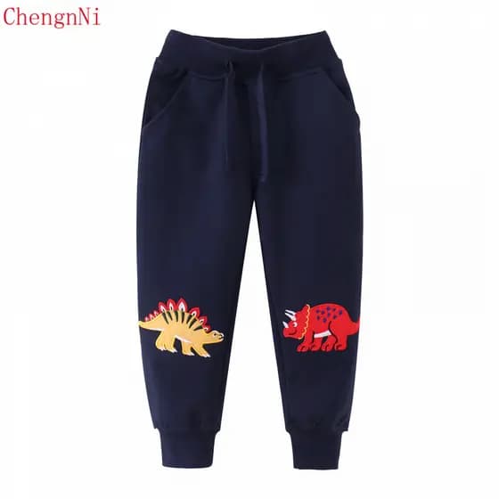 Primavera outono novo estilo calças de moletom infantis roupas infantis novo estilo calças compridas roupas infantis mol