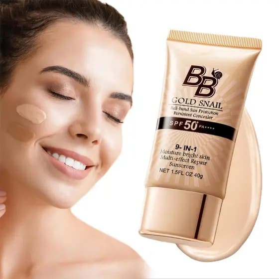 Korean BB ream with SPF 50, 9 in 1 BB ream Sunsreen SPF 50 Korean Waterproof Sweatproof, Foundation Full overage Tinted