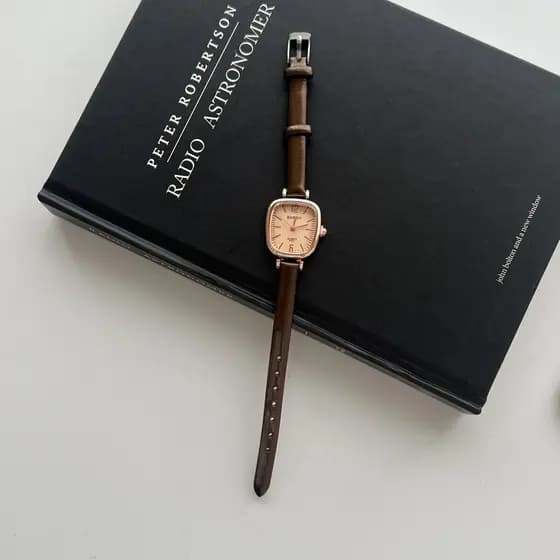 relogio feminino relogio feminino pequeno delicado Relógio Retro diferente feminino estudante ins nicho simples High-End