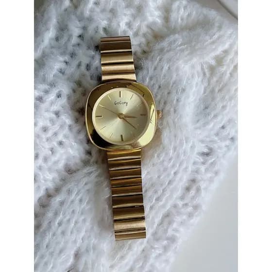relogio feminino relogio feminino pequeno Nicho antigo Retro relógio feminino temperamento simples feminino High-End peq