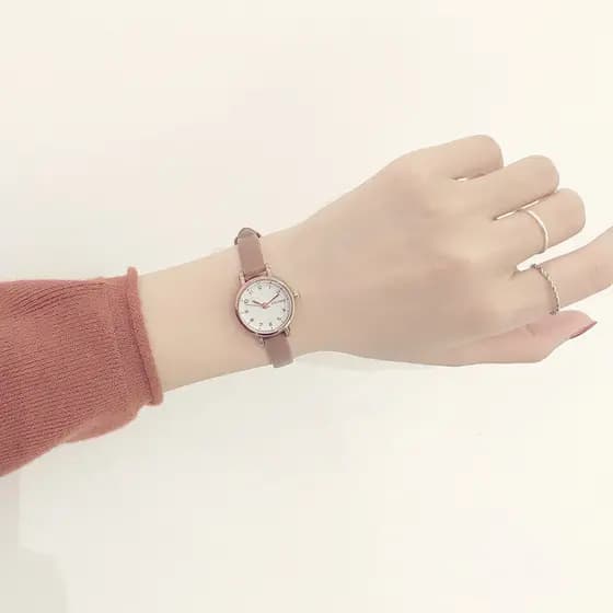 relogio feminino luxo relogio feminino pequeno delicado Pequeno pequeno relógio fresco feminino ins estilo versão corean