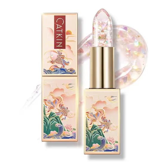 Bálsamo Labial CAIN que Muda de Cor, Ultra-Hidratante, Cuidado Labial com Vitamina E, Nutritivo, Adequado para Lábios Se