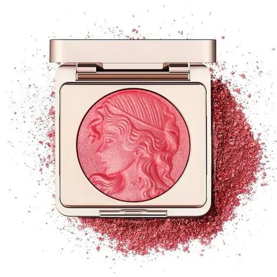 Paleta de Blush em Pó Texturizado para as Maçãs do Rosto, Paleta de Maquiagem Blush Coreana, Paleta de Blush Iluminador