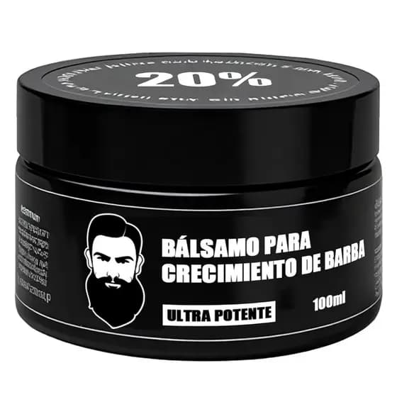 Estimulante Para Barba – Bálsamo Ultra Potente Para Crescimento da Barba, Hidrata e Fortalece a Barba, 100 ml / 3.5 oz T