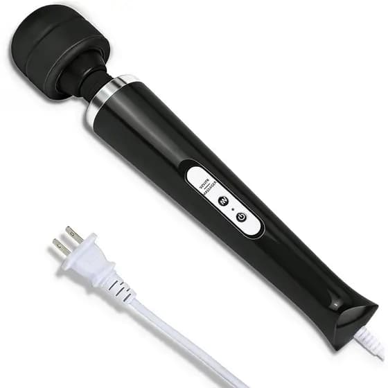 Massageador Elétrico Portátil para Costas, Massageador Vibratório de Tecidos Profundos com 10 Velocidades para Dores Mus