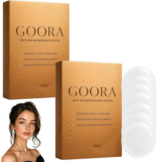 GOORA Adesivo Transdérmico para Bronzeamento, Adesivos para Bronzeamento Sem Sol, Bronzeie-se Rapidamente Sem Exposição