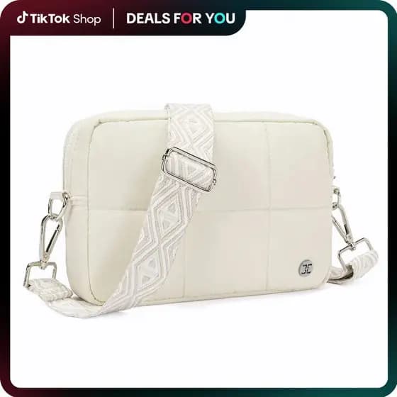 Bolsa Transversal Telena Summer Breezy, Respirável com Alça Ajustável, Tecido Impermeável, Design Leve e Acolchoado para