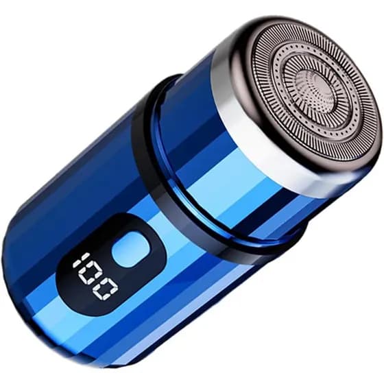 Barbeador Elétrico com Cabeça Flutuante 3D, Carregamento Tipo-C, Portátil para Viagens, Uso Doméstico e Automotivo, Fáci