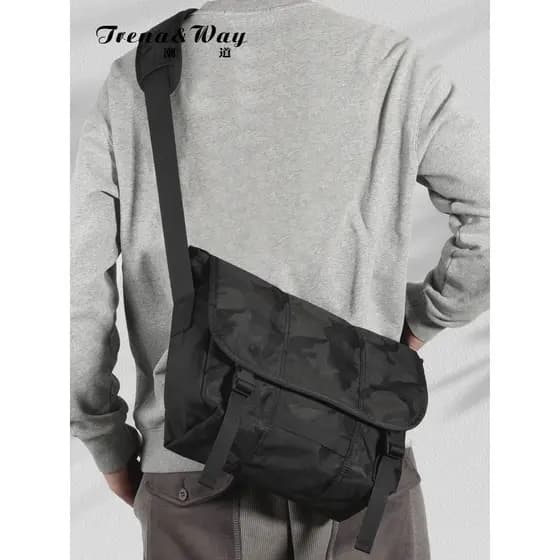 Bolsa mensageiro masculina moda Premium portátil mochila novo estilo moda grande capacidade bolsa de ferramentas masculi
