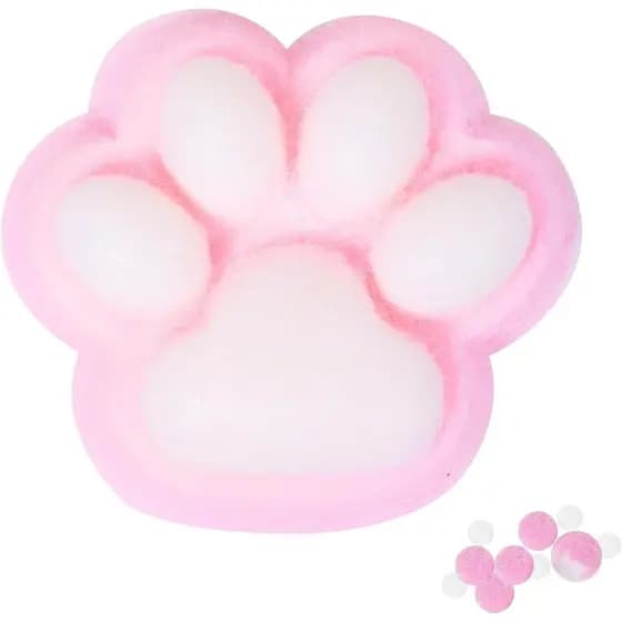 1 unidade de Brinquedo Squishy Pata de Gato Rosa, Pata de Gato FuFu Grande de 5 Polegadas, Brinquedos Fidget Macios e Fo