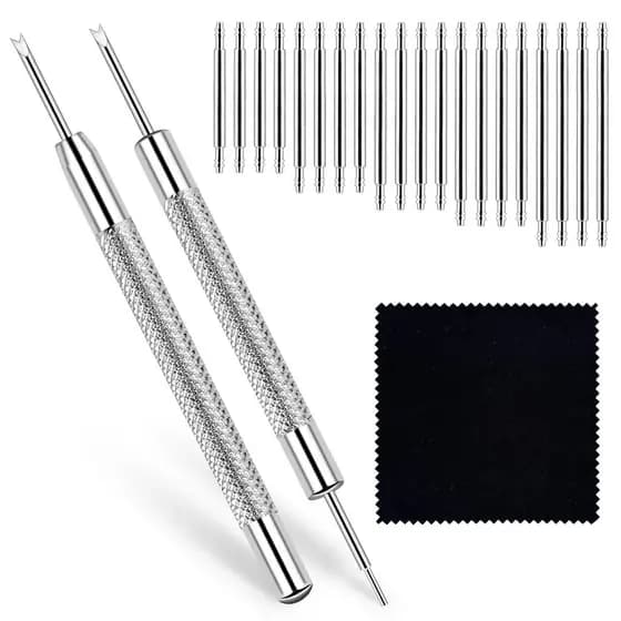 Kit de Pinos para Pulseiras de Relógio, Pinos de Substituição para Pulseiras de Relógio de Alta Resistência, Ferramenta