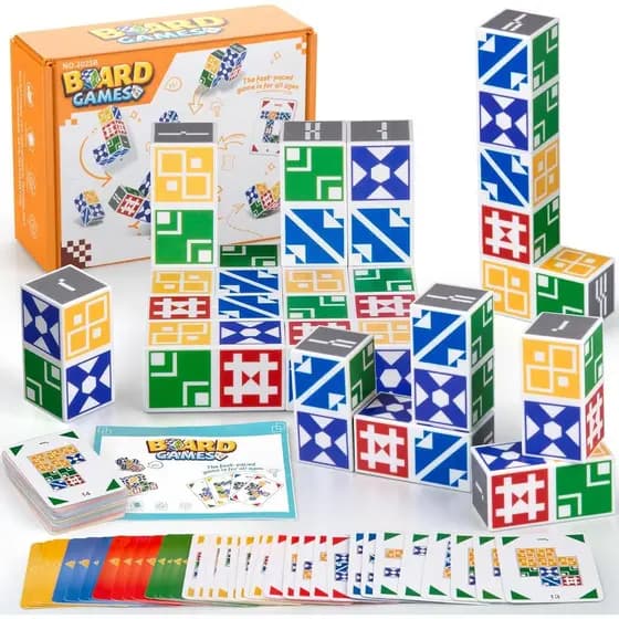 Jogo de Tabuleiro Shape Color Rush, Jogo de Correspondência de Padrões Estratégicos de Páscoa, para 2 a 4 Jogadores, Jog