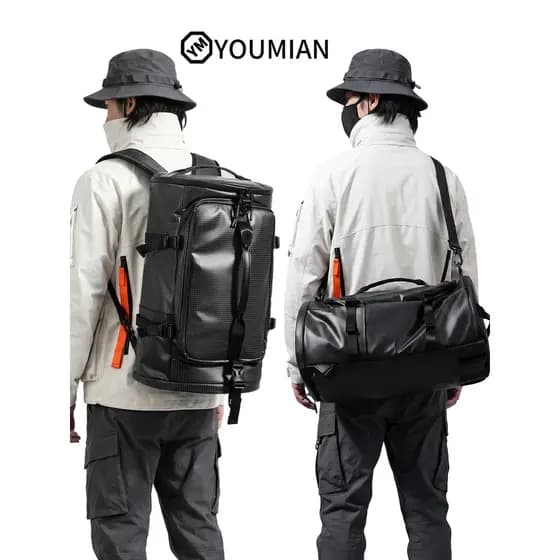 Mochila funcional masculina ao ar livre de grande capacidade multifuncional viagem de negócios estudante universitário e