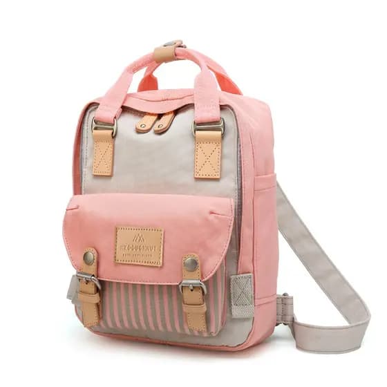 NX Donut Versão Donut Pequena Bolsa Feminina Leve Mini Bolsa Escolar Estudante Moda Mini Mochila