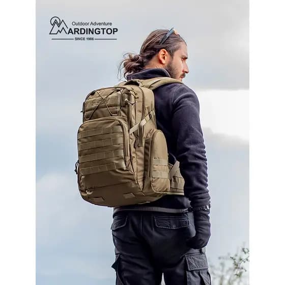 Mardingtop Mochila Tática Viagem Ao Ar Livre Mochila de Grande Capacidade Masculina Leve Bolsa Esportiva de Acampamento