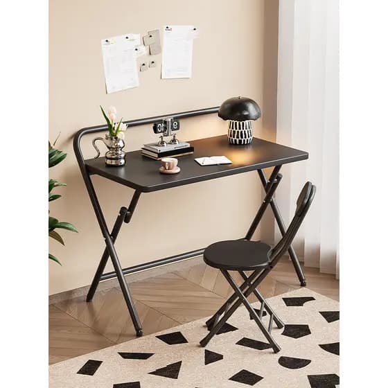 Mesa de estudo dobrável doméstica Mesa de computador Mesa de escrita de estudante Mesa simples Mesa de jantar Mesa de ja