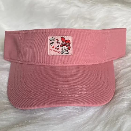 Amigos da Alma | Novos produtos de verão Melodia exclusiva My melody Hollow Top Hat Chapéu de sol