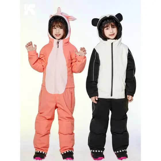 Cool Peak Crianças Terno de Esqui de Uma Peça Mulheres Homens Novo Estilo Inverno Jaqueta de Neve Profissional Folheado