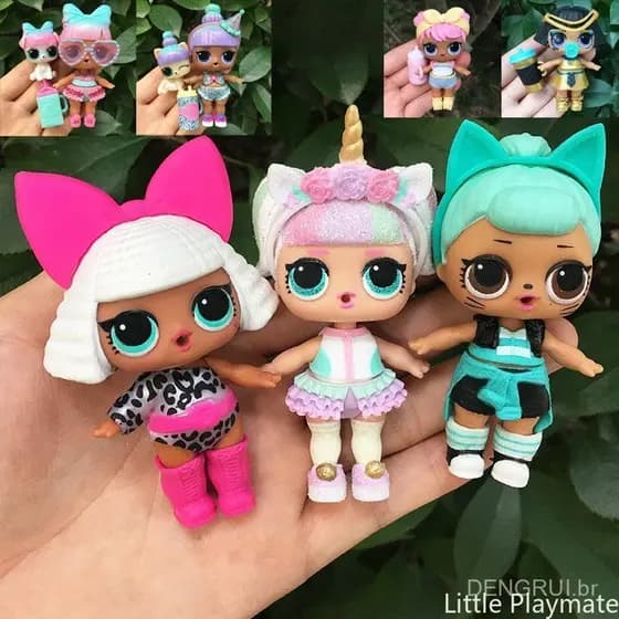 Bonecas LOL Figuras Originais 8CM Acessórios da Irmã Mais Velha Brinquedos de Natal para Crianças Brinquedo para Meninas