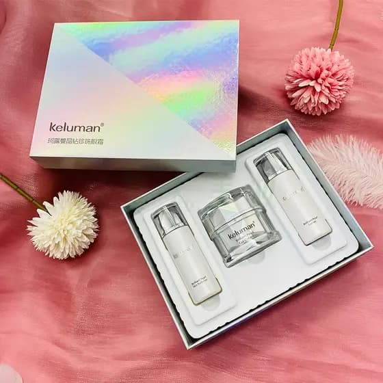 Coreia coreia nova vida cosméticos contador produtos genuínos Keluman cristal diamante pérola creme para os olhos brilho