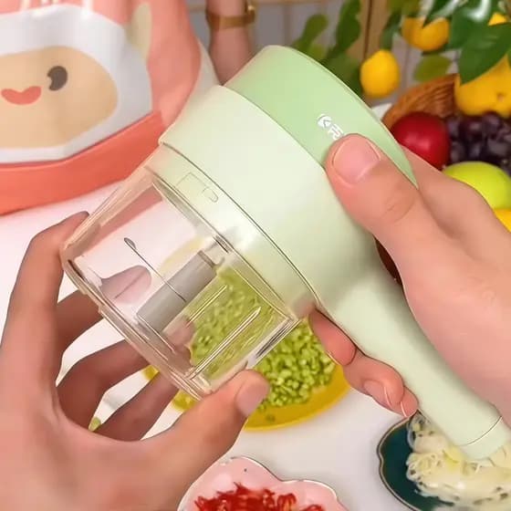 Cortador de legumes multifuncional elétrico doméstico pequeno portátil cozinhar máquina de alimentos complementares bate