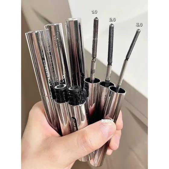 Juduo Juduo Rímel de tubo de aço pequeno, à prova d'água, ondulação longa, sem manchas, Primer para cílios inferiores fe