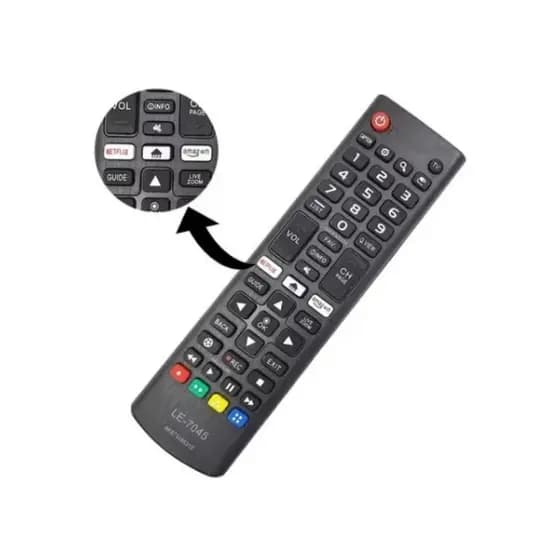 Controle Tv L..g Smart Lcd Led Plasma Botão Netflix Amazon - Fbg-8035 Le-7045 Sky-8035 - ESV