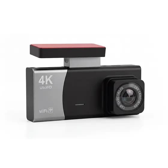 WIFI Câmera Veicular Visão Noturna Lente Dupla Bloqueio de Vídeo de Acidente 4K HD Dashcam Ângulo Amplo 140°