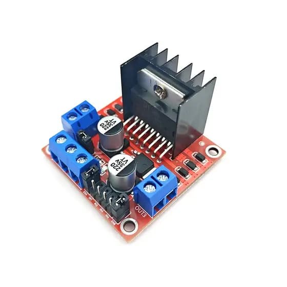Módulo de Placa Controladora L298N - Ponte H Dupla de Alta Potência para Arduino, Motor DC/Passo-Passo, Carro Inteligent