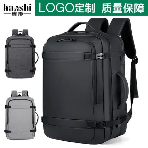 Mochila masculina para negócios, mochila de viagem de alta moda, bolsa para computador à d'água, mochila de grande