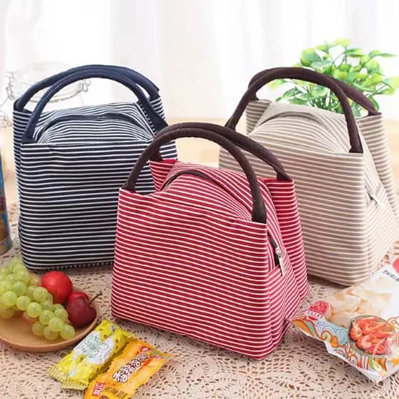 Bolsas Térmicas Portáteis para Almoço, Bolsa de Armazenamento para Lancheira, Bolsa para Almoço Escolar Infantil, Bolsa
