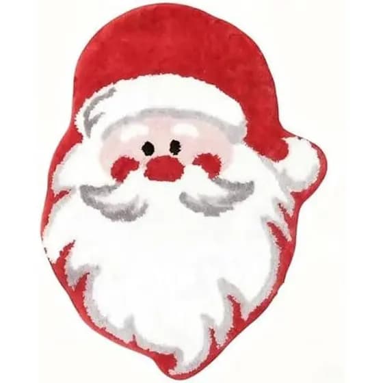 30x35 Tapete De Banheiro De Árvore De Natal Fofo Festivo Antiderrapante Absorvente Lavável Macio Tufado Para Sala De Est