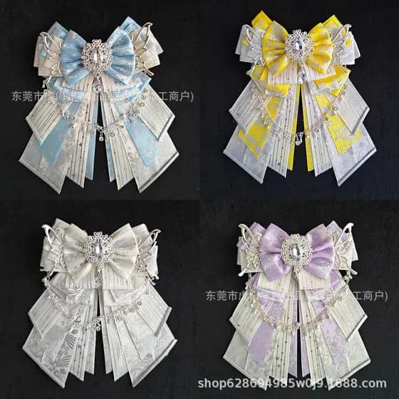 Gumei Anime Suporte para Laço DIY Feito à Mão Acessório de Decoração para Bolsa Ita 2D FUX6
